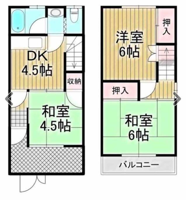Osaka Misaki Traditional Japanese House 2-6 Ppl Near Station Exterior foto